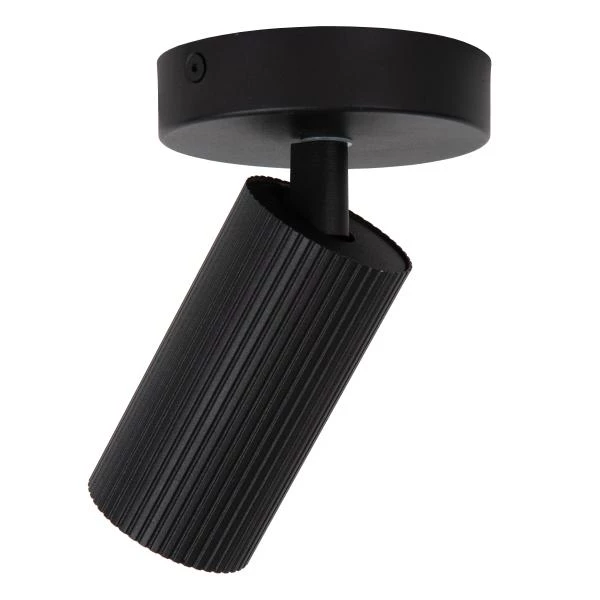 Lucide CLUBS - Spot plafond - 1xGU10 - Noir - DETAIL 1